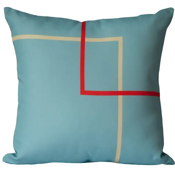 Подушка Линии 45x45 см цвет разноцветный подушка therapeutic максимальное удобство р 50х70