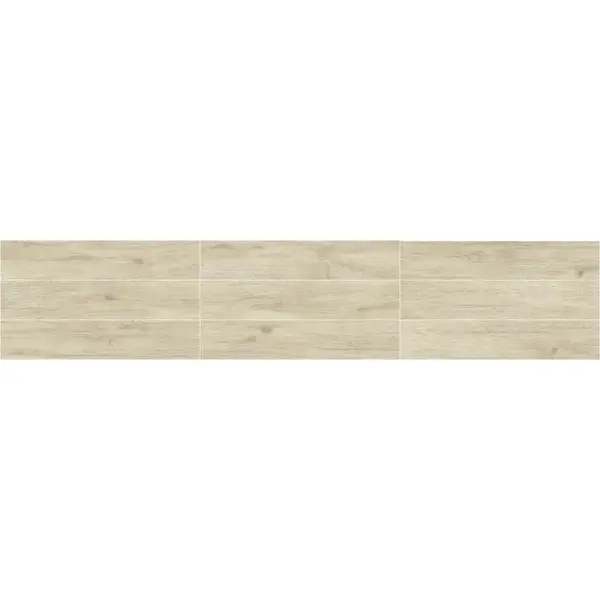 фото Глазурованный керамогранит alma ceramica citywood gfa2090ctw04r 20x90 см 1.62 м² матовый цвет кремовый