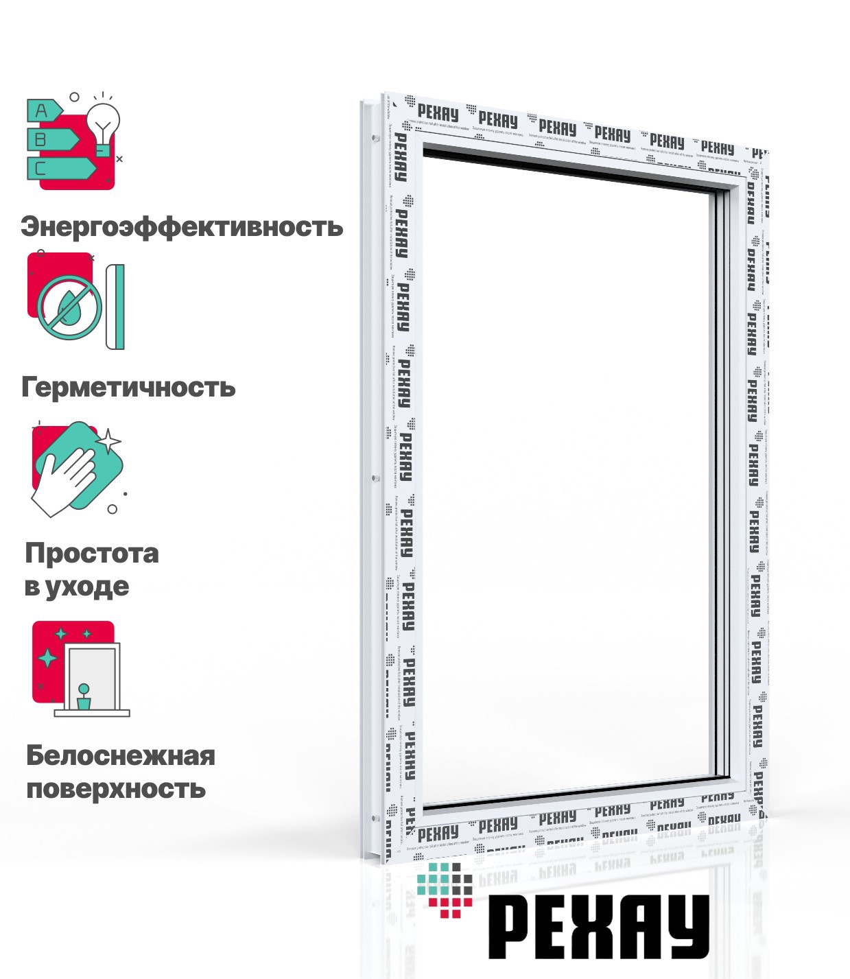 Пластиковое окно ПВХ 70 Рехау Grazio 1000х500мм (ВхШ) глухое двухкамерное  белое по цене 5672.85 ₽/шт. купить в Архангельске в интернет-магазине Леруа  Мерлен