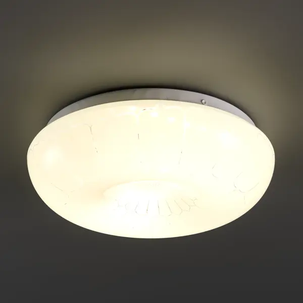фото Светильник настенно-потолочный светодиодный inspire frame 8 м² нейтральный белый свет цвет белый