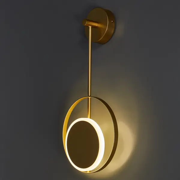 фото Настенный светильник светодиодный escada 10206/sg цвет золотой