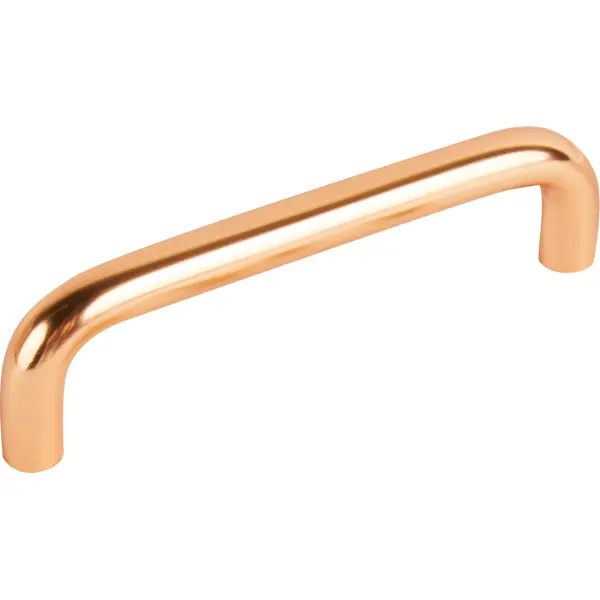 Ручка-скоба мебельная Inutilis ЦАМ 96 мм цвет розовое золото