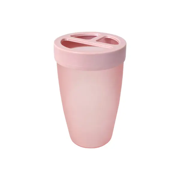 Стакан для зубных щёток Аквалиния Rose BPS0009AA-TBH пластик цвет розовый стакан для зубных щеток аквалиния ombre керамика розовый