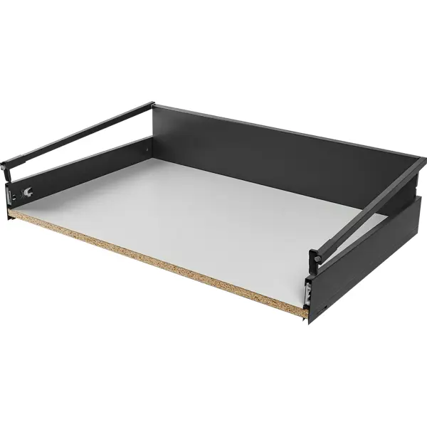 Выдвижной ящик для шкафа 40x18.92x50 см сталь/ЛДСП антрацит мебель для ванной am pm gem 75 подвесная один ящик белый глянец