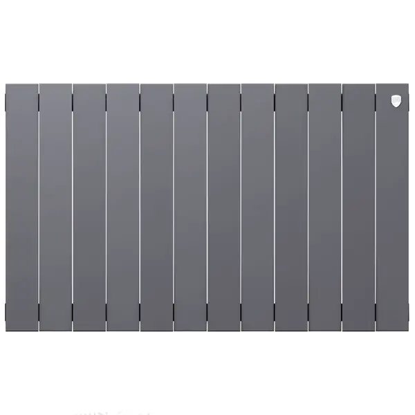 фото Радиатор royal thermo pianoforte 500/100 биметалл 12 секций боковое подключение цвет серый
