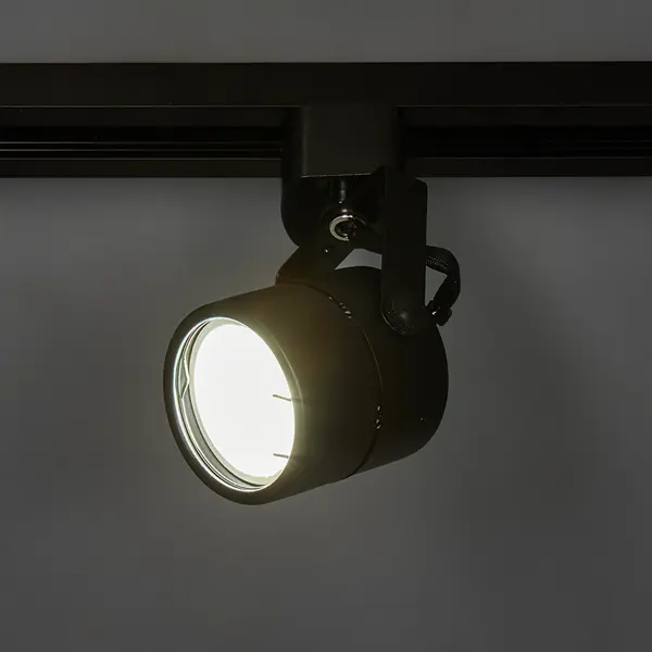 фото Светильник трековый inspire 1 лампа цилиндр цвет черный