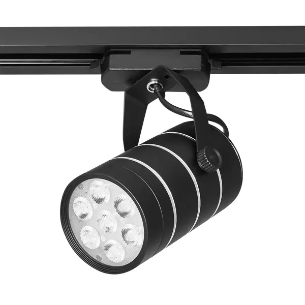 Светильник трековый светодиодный Inspire 4.25 м² нейтральный белый свет, цвет черный профиль для монтажа unity в натяжной пвх потолок 2м tra001mp 112s