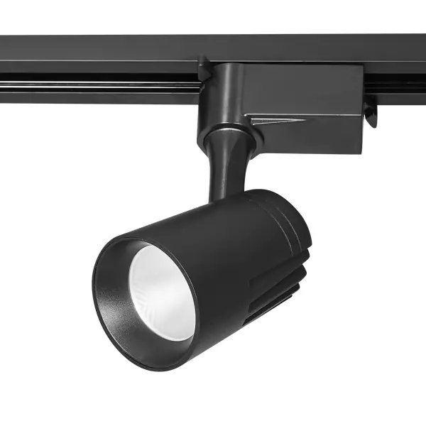 Светильник трековый светодиодный Inspire 3 м² нейтральный белый свет, цвет черный наконечники заглушки inspire металл 6 см белый 2 шт