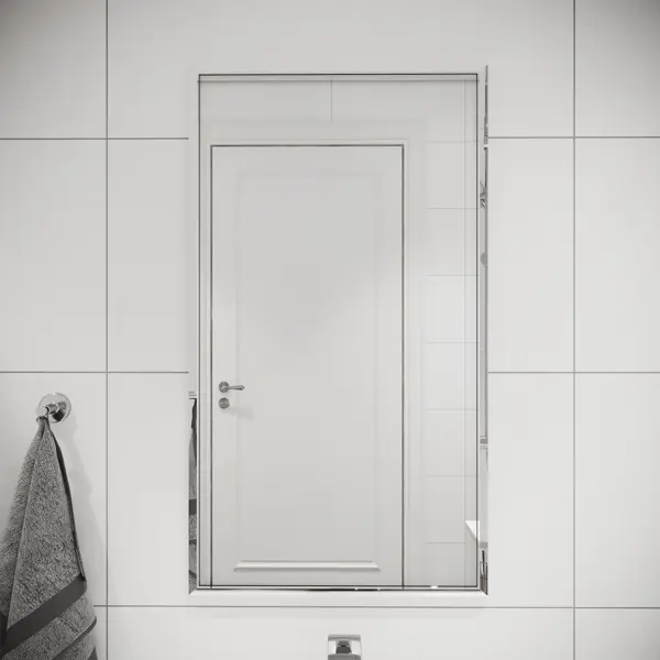 Зеркало для ванной Omega Glass NNF007 40x70 см прямоугольное пленка защитная uv glass для задней панели для zte voyage 30 pro