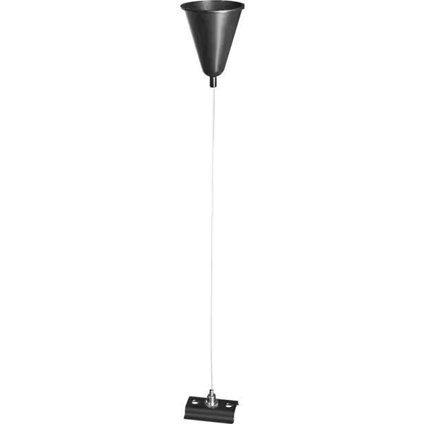 Кронштейн-подвес Inspire для шинопровода 1.5 м цвет черный монтажный кронштейн для встраиваемого шинопровода gauss