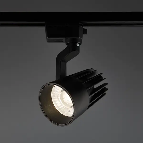 фото Трековый светильник светодиодный volpe ulb-q274 25w/4000к 25 вт, 11 м², цвет черный