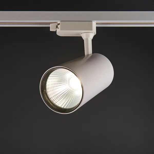 фото Трековый светильник светодиодный volpe ulb-q276 32w/4000к 32 вт 15 м² цвет белый