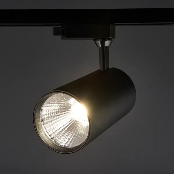 фото Трековый светильник светодиодный volpe ulb-q276 32w/4000к 32 вт 15 м² цвет черный