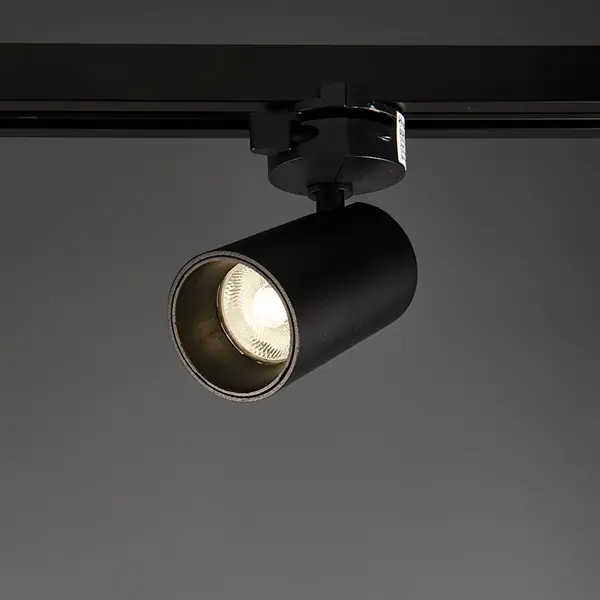 фото Трековый светильник светодиодный volpe ulb-q276 8w/4000к 8 вт 4 м² цвет черный