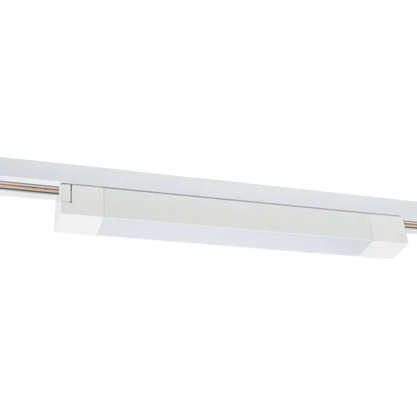 фото Трековый светильник volpe q281 светодиодный 20 вт однофазный 7 м² цвет белый