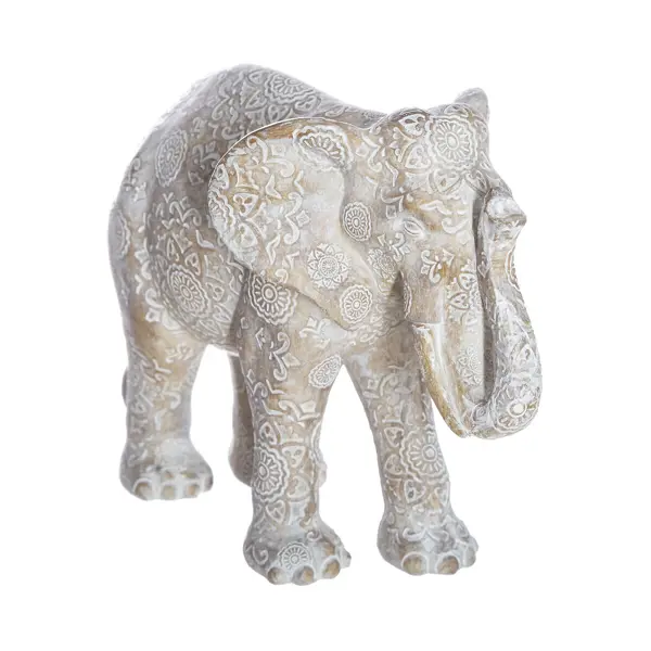 Статуэтка декоративная Atmosphera Слон 15x13 см бежевая статуэтка декоративная atmosphera слон оригами 12 5x14 см серебристо черная