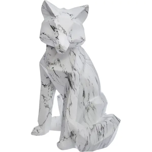 Статуэтка декоративная Atmosphera Лиса-оригами 25.5x17 см белая волк и козлята лиса и волк