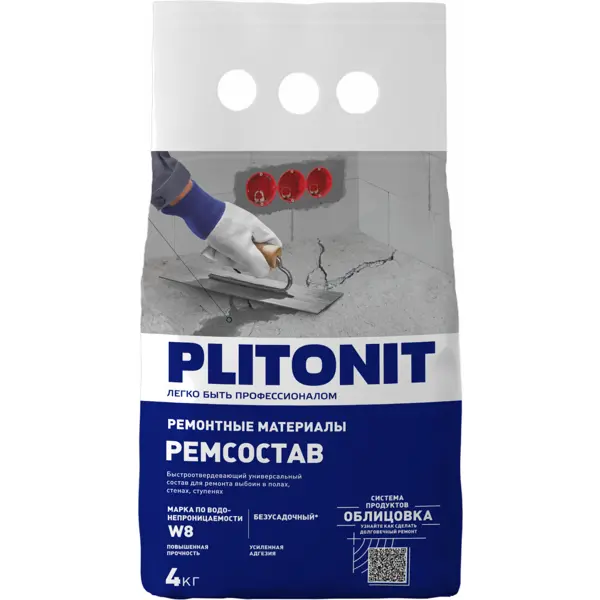 Ремонтный состав универсальный Plitonit 4 кг