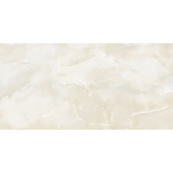Керамогранит Kerranova Onice К-90/LR 120x60 см 1.44 м² лаппатированный цвет молочный стул венский мягкий серебристый металлик молочный
