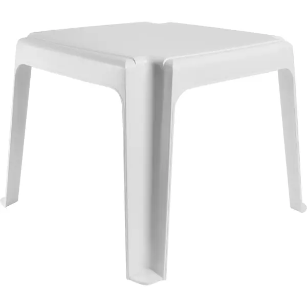 Столик для шезлонга квадратный 45x45 см белый стол для шезлонга adriano 48 5x40 5x42 см полипропилен белый