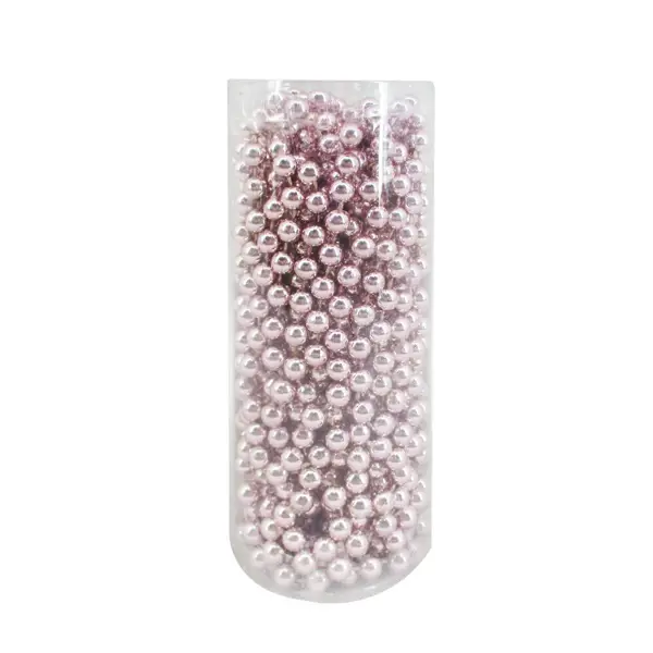 Бусы пластиковые D8мм 10м розовый бусы прорезыватели конфетки тм жирафики