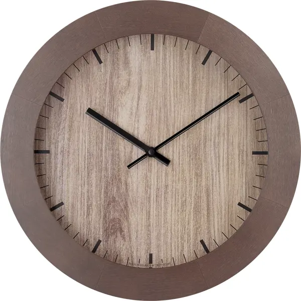 Часы настенные Troykatime Богема круглые дерево цвет коричневый бесшумные ø30 см часы polar ignite 3 коричневый