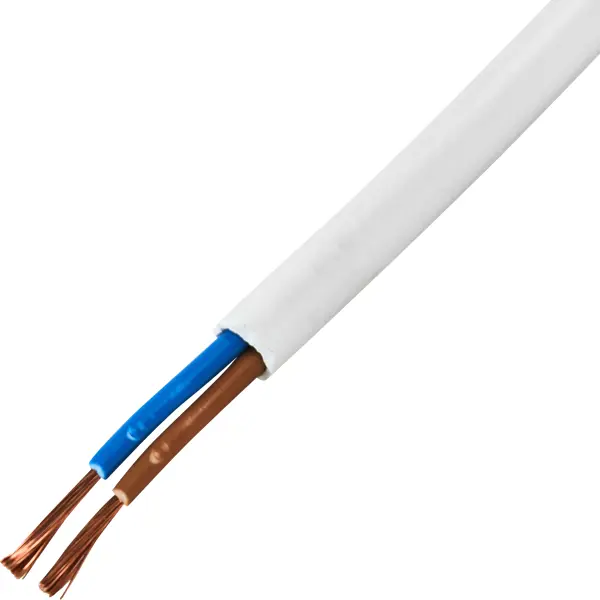 Провод Ореол ПуГВв 2x2.5 50 м ГОСТ цвет белый провод ореол пугвв 2x1 5 5 м цвет белый