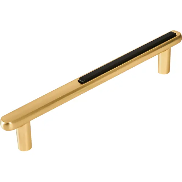 Ручка-скоба мебельная Roy Fox ЦАМ 128 мм цвет матовое золото