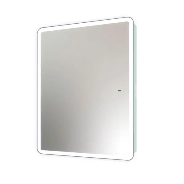 Шкаф зеркальный подвесной Flash с LED-подсветкой и подогревом 50x80 см цвет белый зеркальный шкаф sancos hilton 90х74 с подсветкой ручной выключатель z900