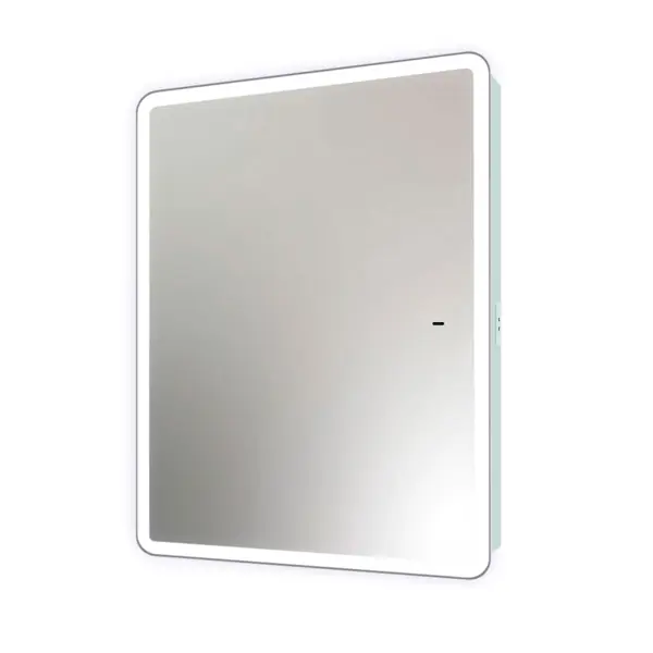 Шкаф зеркальный подвесной Flash с LED-подсветкой и подогревом 60x80 см цвет белый силовой шнур для бахром led rplr 160 4 8m led rplr 160 4 8m flash белый