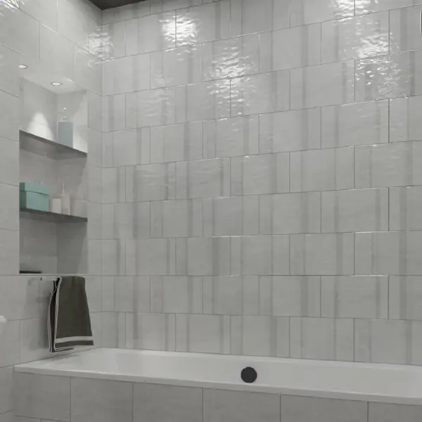 Плитка настенная Нефрит-Керамика Театро 30x20 см 1.2 м² глянцевая цвет серый декор нефрит керамика росси серый мозаичный 20x60