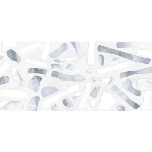 фото Плитка настенная cersanit mare 17069 20x44 см 1.056 м² глянцевая цвет белый бежевый серый