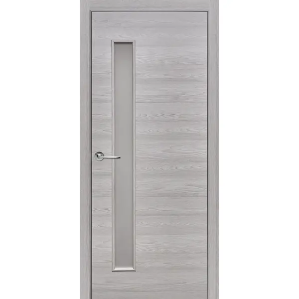 Дверь межкомнатная остекленная с замком в комплекте 70x200 см Hardflex цвет ясень серый дверь межкомнатная глухая с замком в комплекте 70x200 см hardflex цвет коричневый