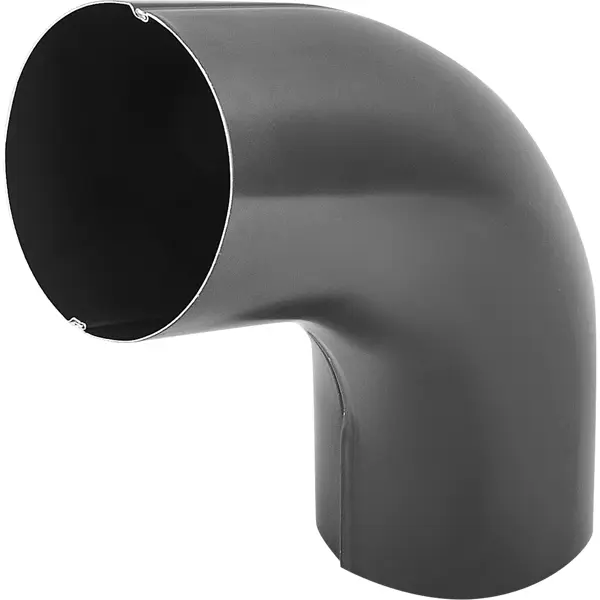 сливное круглое колено трубы nika Колено Интерпрофиль на 70° для трубы цвет серый