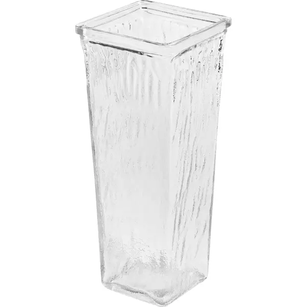 Ваза Rebecca стекло прозрачная 23.5 см ваза трубка 147 h 50 см d 14 5 см толщина стекла 3 мм прозрачная 7 5 л