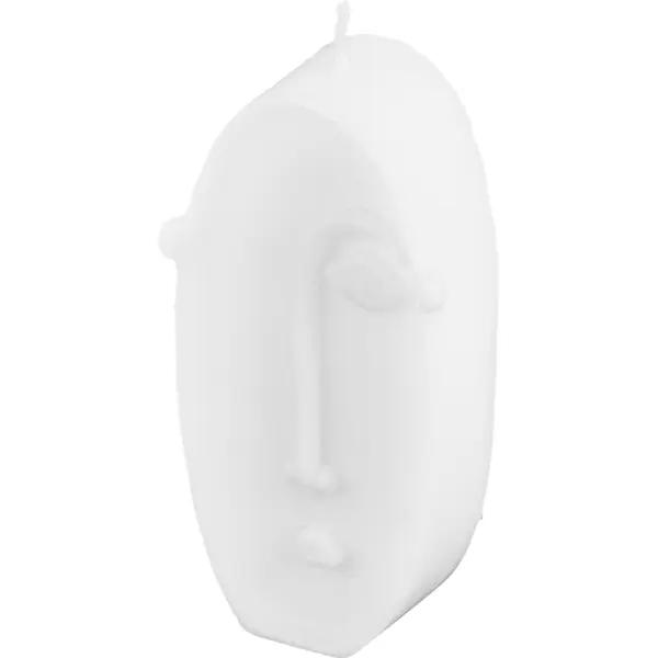 Свеча Лицо дизайн 2 белая 8 см комплект шарм дизайн классика 2в шенилл серый