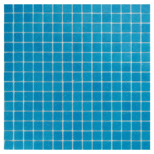 фото Мозаика стеклянная artens 32.7x32.7 см цвет голубой