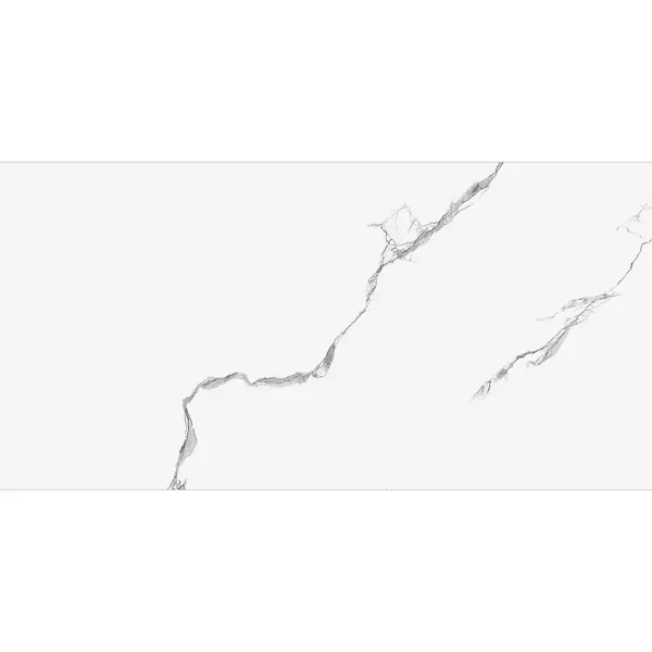 фото Плитка настенная euroceramica calacatta light 25x50 см 1 м² глянцевая цвет белый серый euroceramika