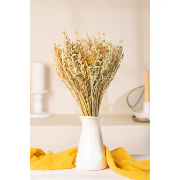 Букет из сухоцветов Колосовые культуры и луговые травы букет из сухо ов пшеница и чумиза