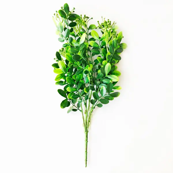 фото Искусственное растение букет эвкалипта 45x32 см пластик цвет зеленый без бренда