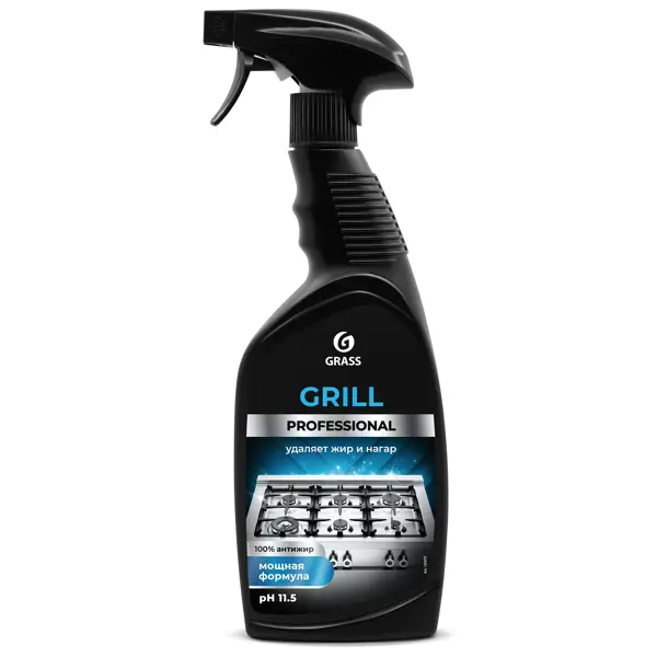 Чистящее средство Grass Grill Professional 0.6 л чистящее средство grass professional grill от жира нагара и копоти 600мл 125470