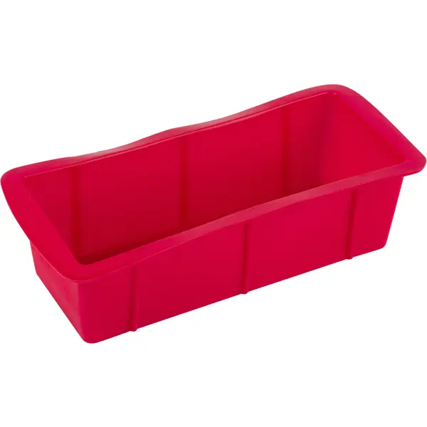 Форма для выпечки 24x11x6.5 см Roseo силикон 1 шт. цвет красный форма для льда 18х12 см 15 отд силикон белая soft kitchen