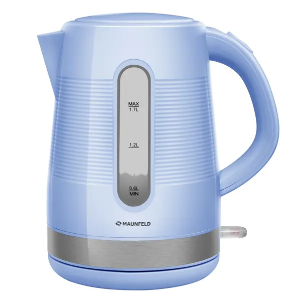 Электрический чайник Maunfeld MGK-631BL 1.7 л пластик цвет голубой чайник электрический kitfort кт 6146 3 1 7 л red