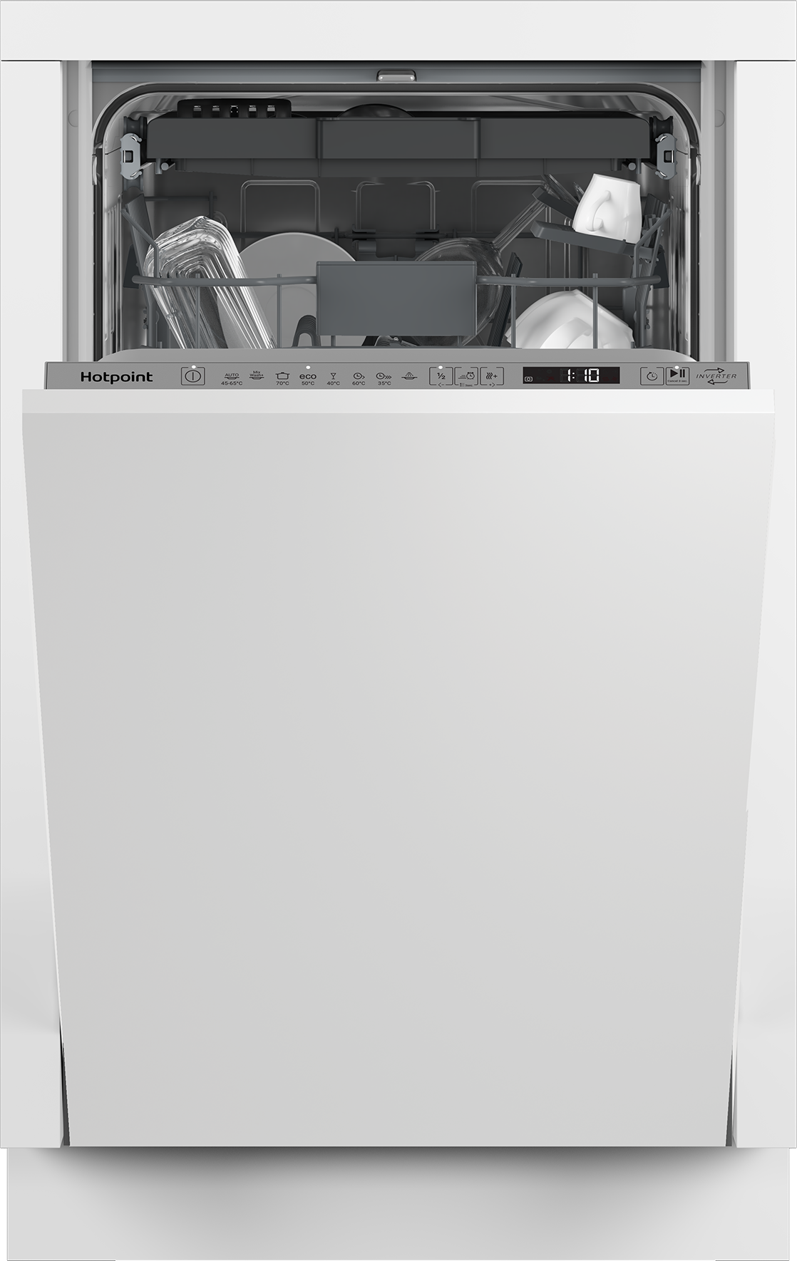 Встраиваемая посудомоечная машина Hotpoint HIS 2D86 D 45 см 8 программ цвет  нержавеющая сталь ✳️ купить по цене 40998 ₽/шт. в Москве с доставкой в  интернет-магазине Леруа Мерлен