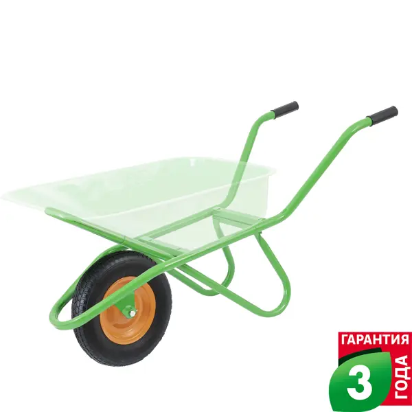 Рама для садовой тачки с одним колесом Geolia до 200 кг сталь полиуретановое колесо цельнолитое для садовой тачки или строительной тележки fachmann