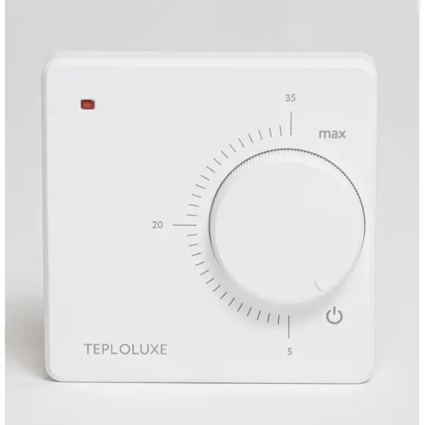 Терморегулятор для теплого пола Теплолюкс LC001 механический цвет белый таймер механический systec tg 14a 24 ч белый