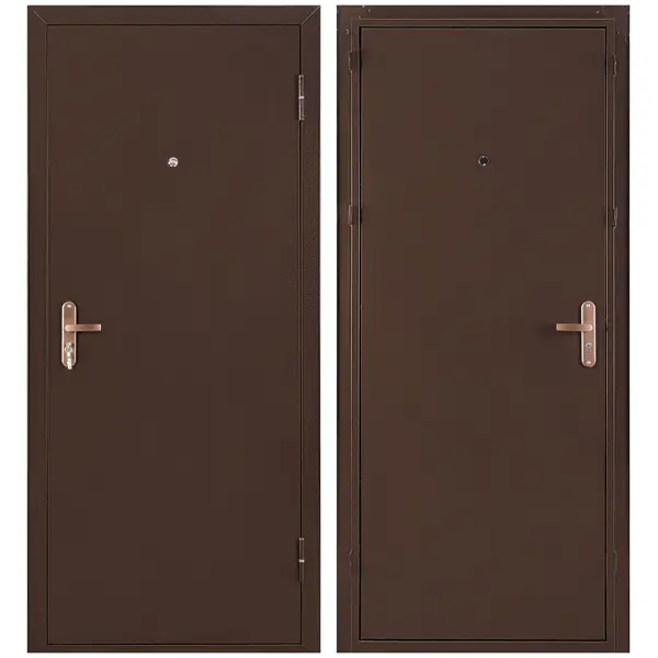 фото Дверь входная металлическая профи pro 206x86 см. правая антик медь без бренда