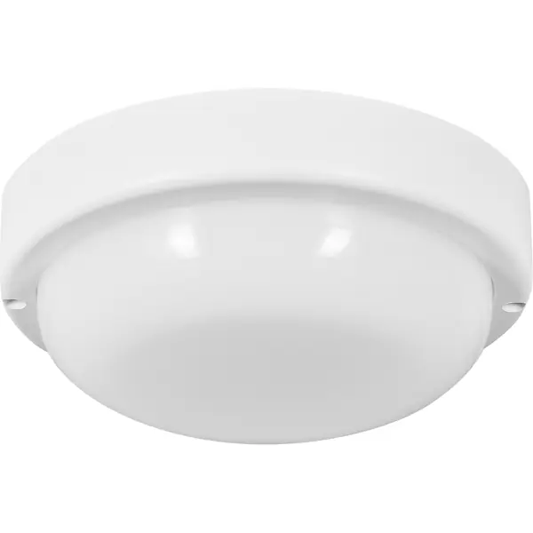 Светильник настенно-потолочный светодиодный Inspire 8 Вт IP65 круг нейтральный белый свет цвет белый потолочный пластиковый корпус розетки мезонинъ