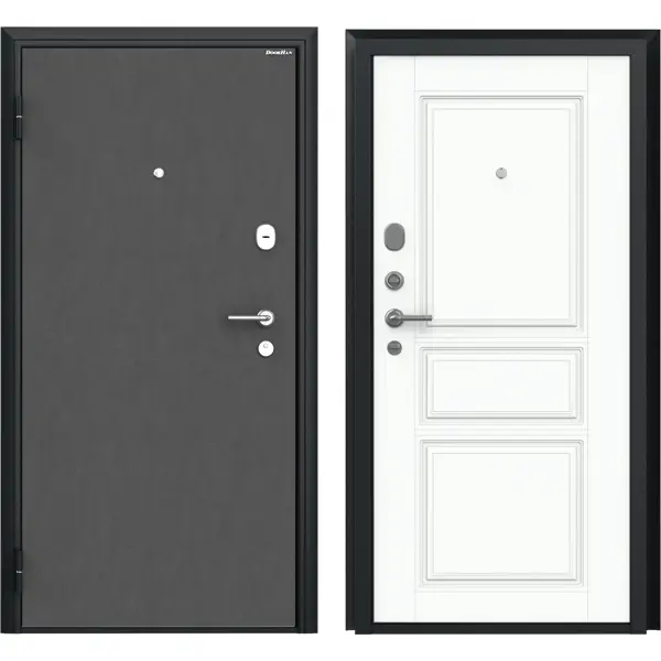 Дверь входная металлическая Премиум New 88x205 см левая малибу классик пазл в шаре