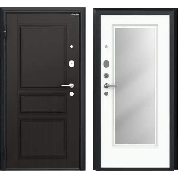 Дверь входная металлическая Премиум New 98x205 см левая белый полка металлическая титан gs 59 7x32 7 см белый